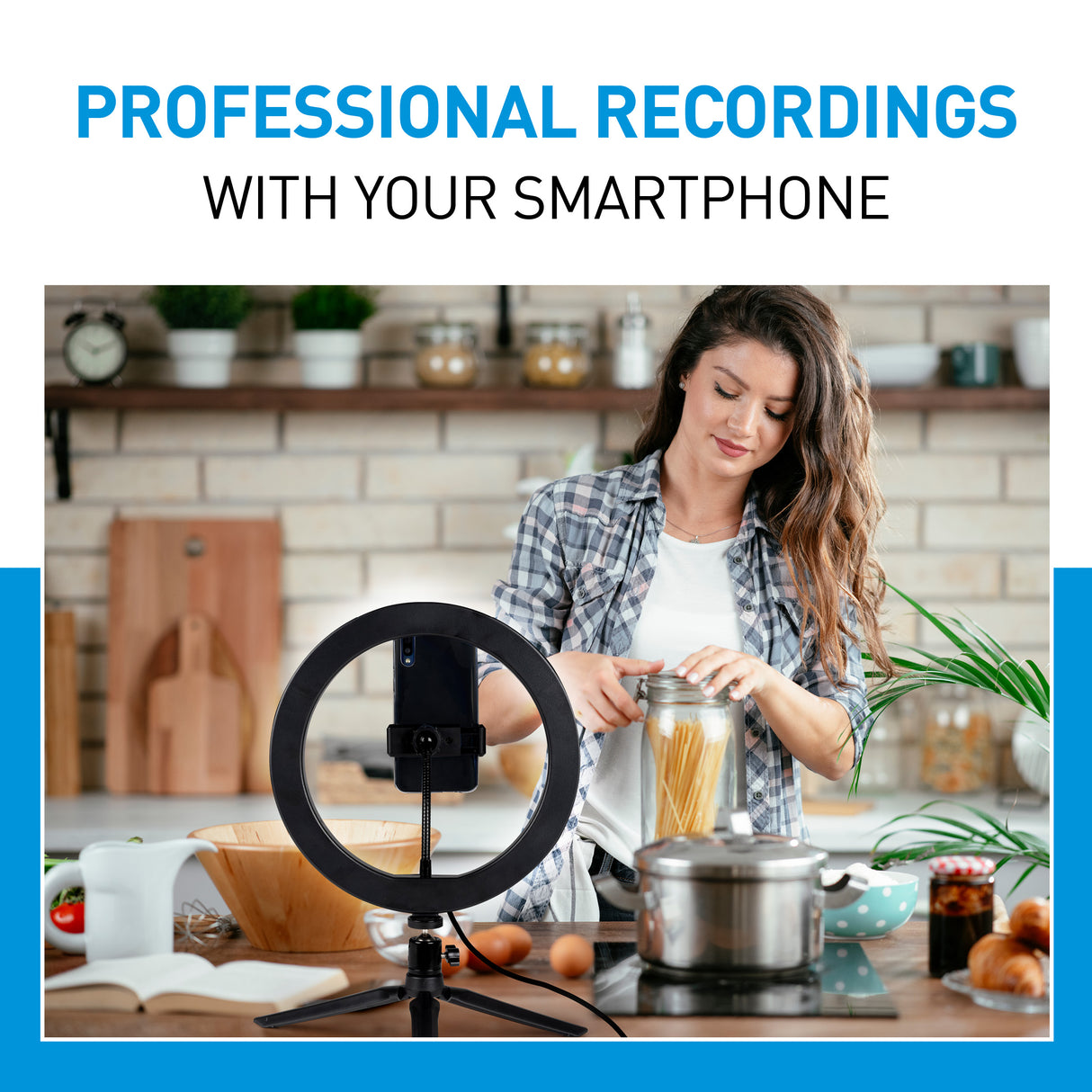 Grundig Ringlamp op Statief LED 25 cm - maximondo