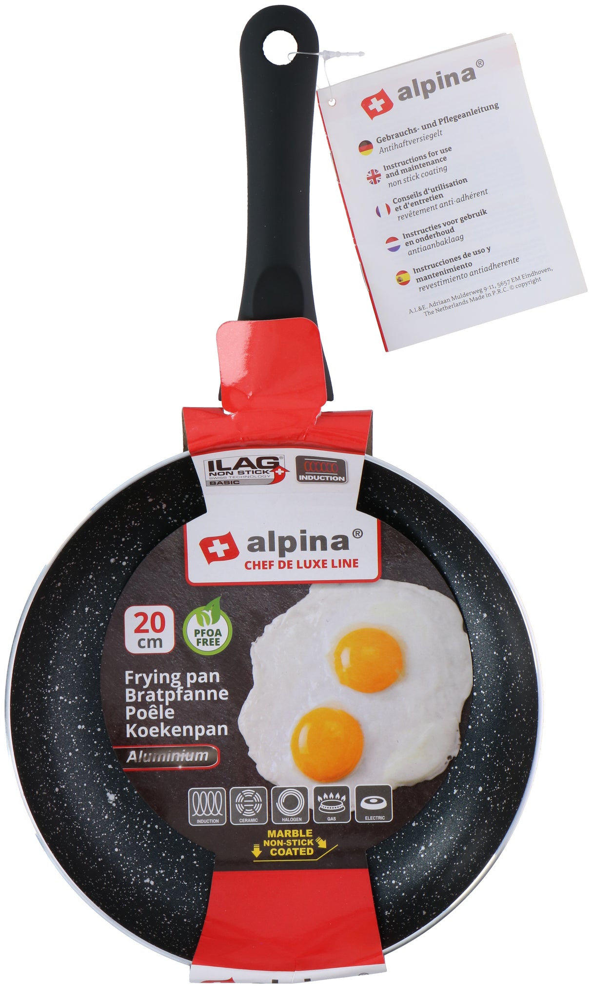 alpina Koekenpan Ø20cm AntiAanbaklaag - maximondo