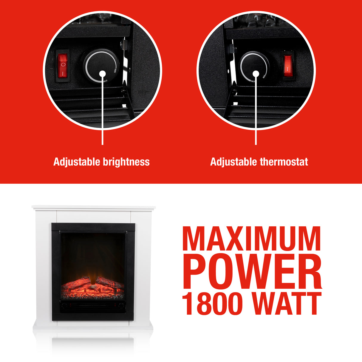 alpina Sfeerhaard Geneva - 1800W - maximondo