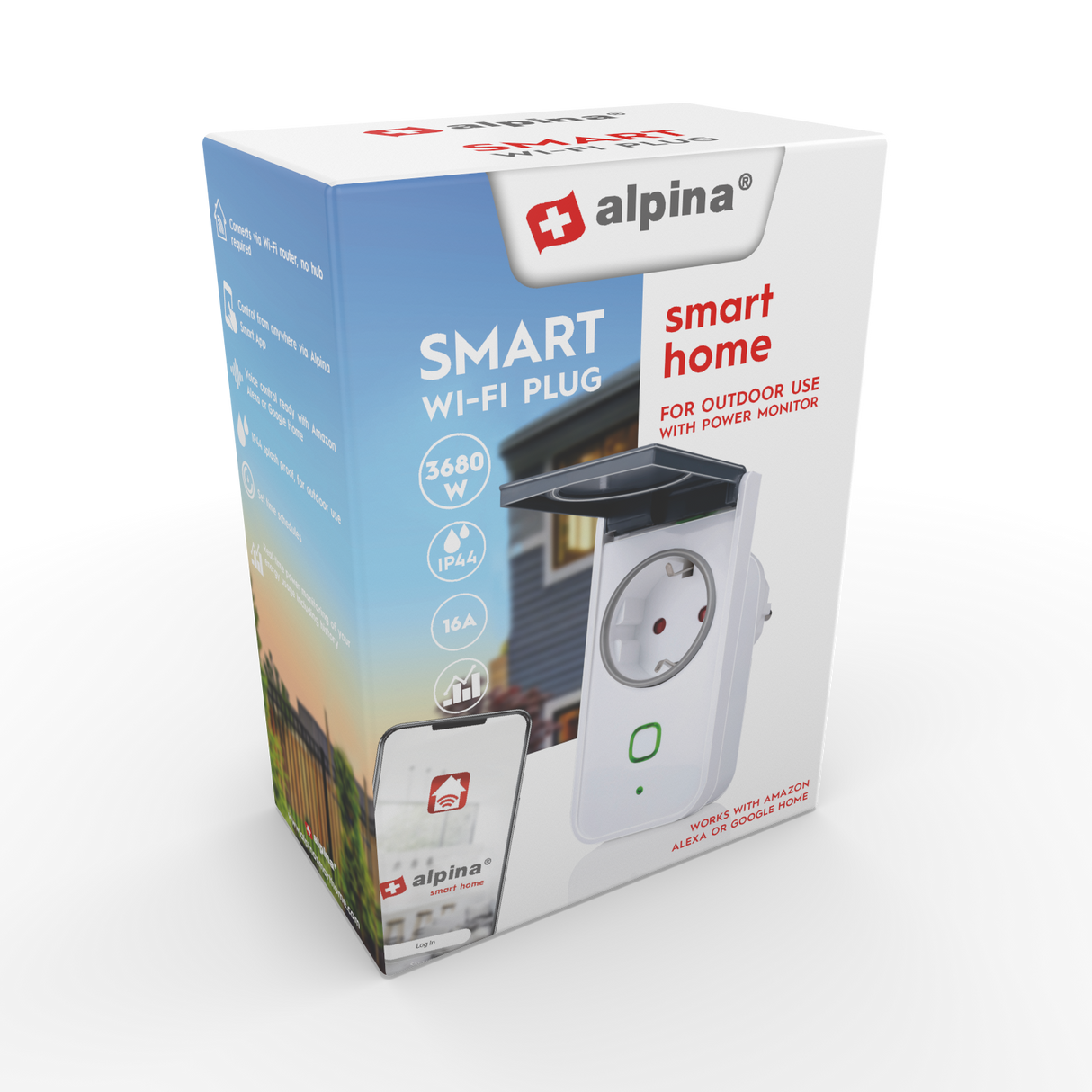 alpina Stekker 230V IP44 - maximondo