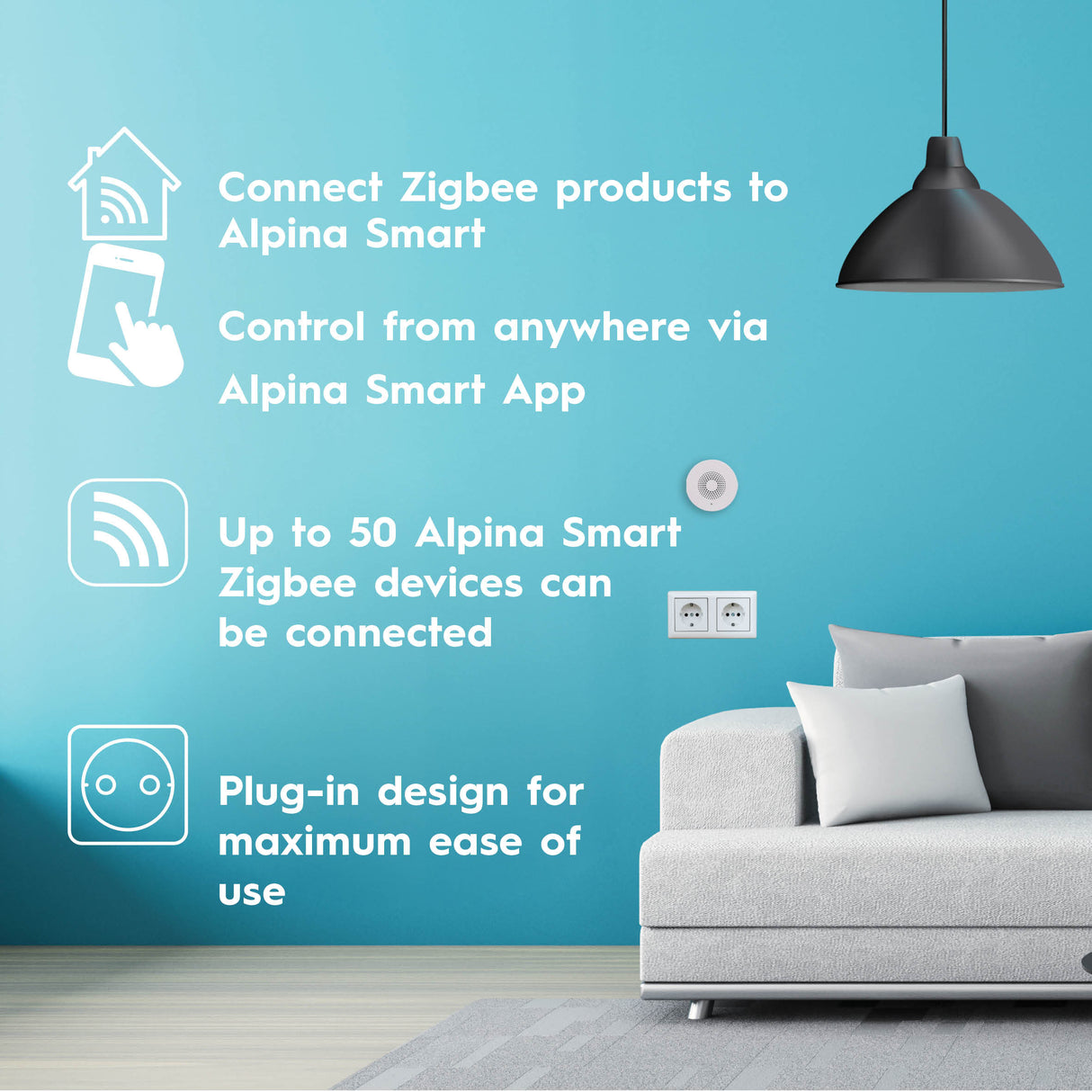 alpina Zigbee Gateway 230V - maximondo
