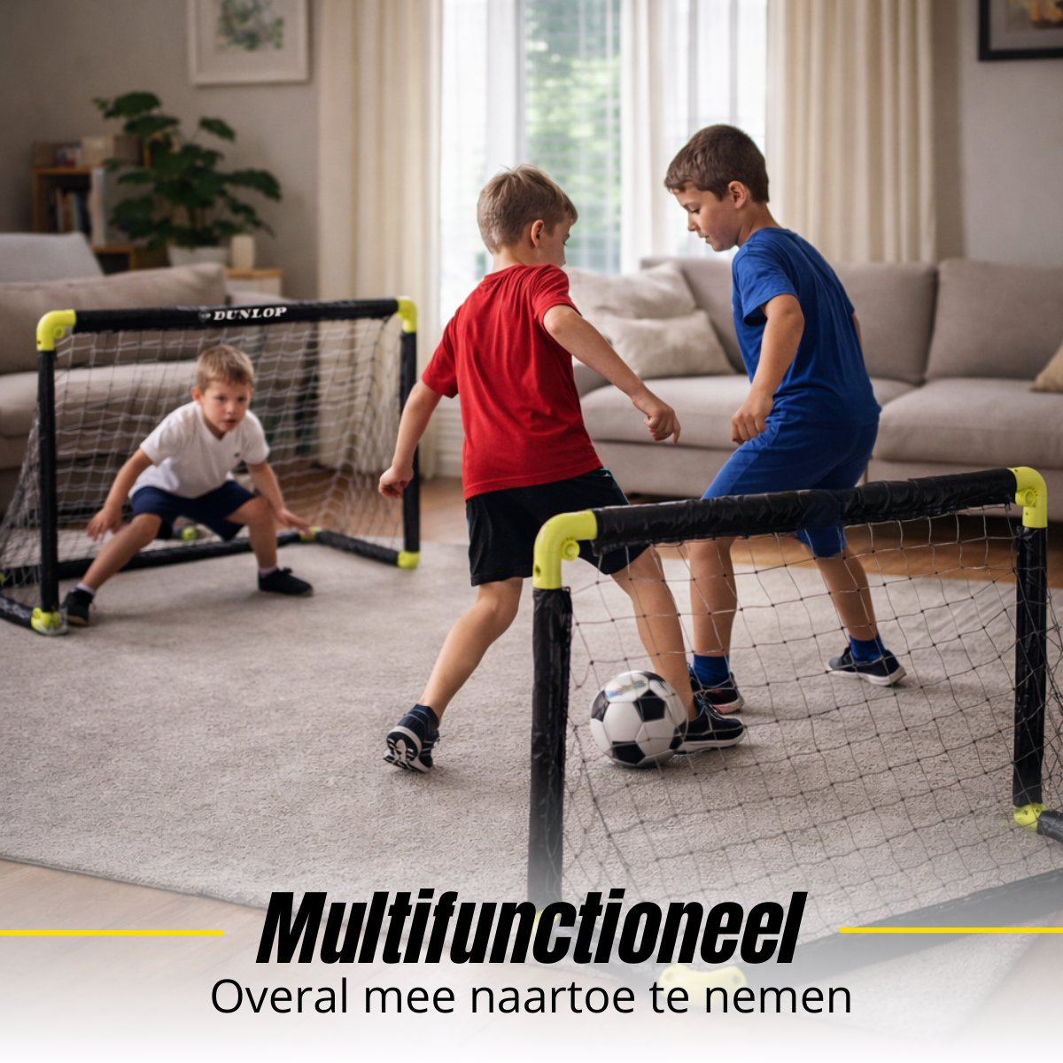 Dunlop Voetbaldoel 90 x 60,5 x 61cm - Opvouwbaar - maximondo