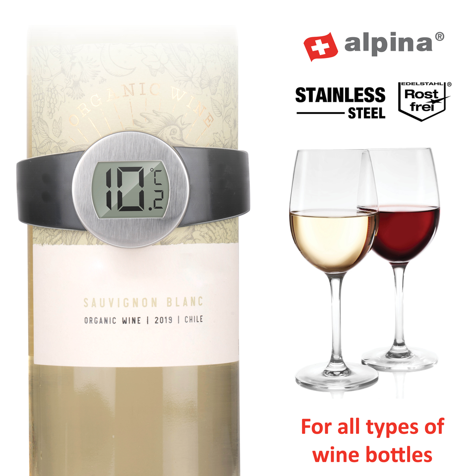 alpina Wijnthermometer RVS - maximondo