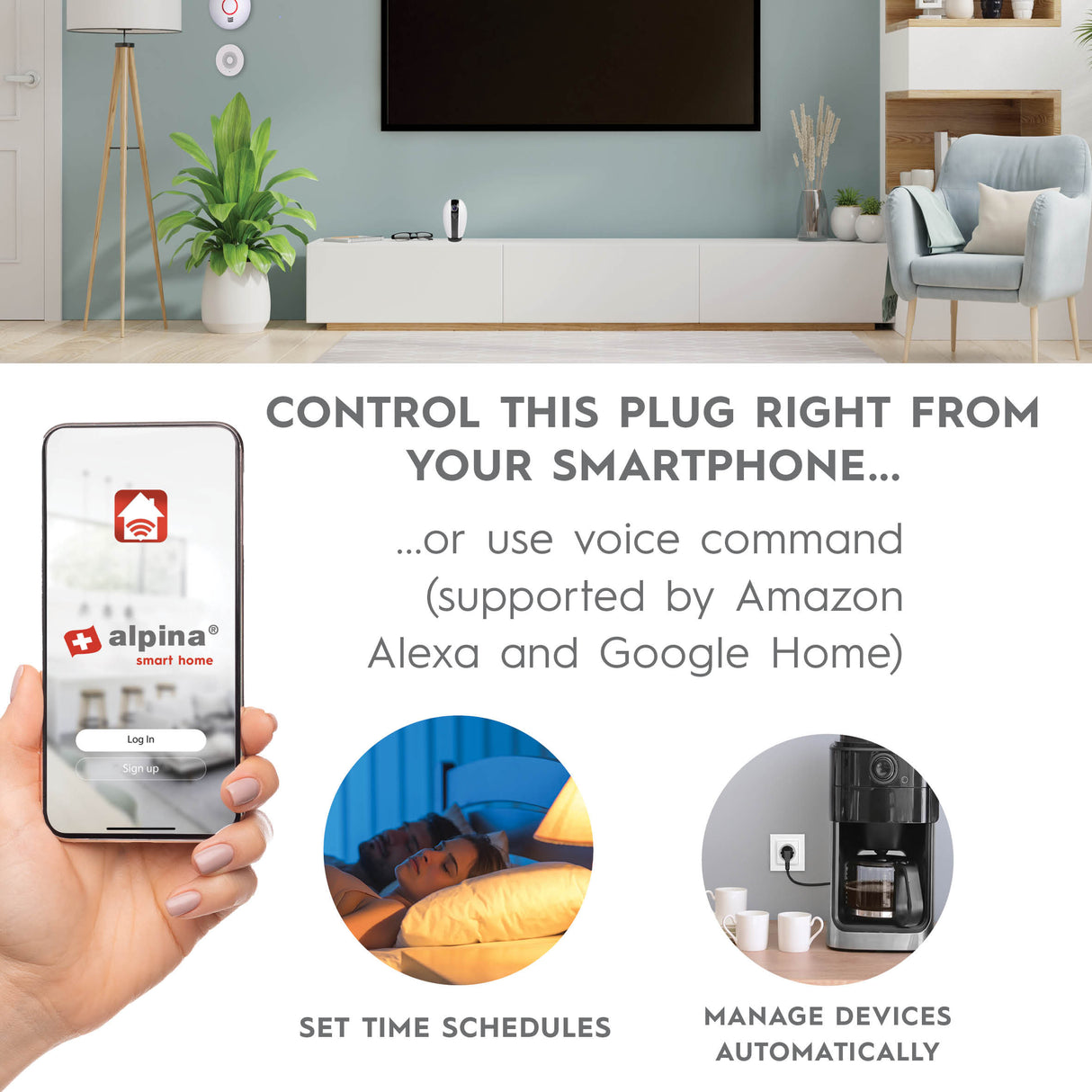 alpina Smart Plug 16A Wifi - maximondo