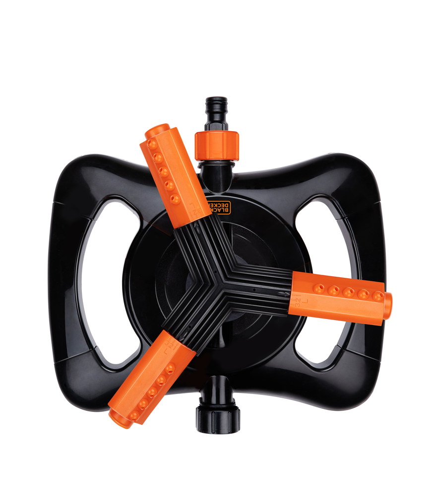 BLACK+DECKER Gazonsproeier 3 Armen - maximondo