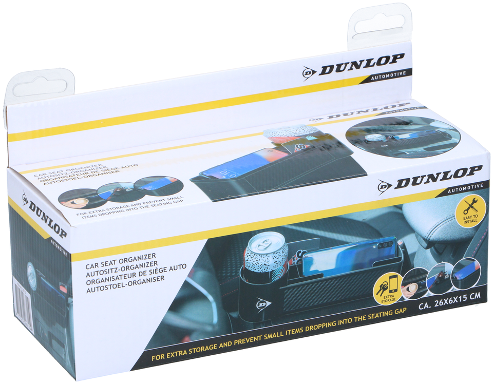 Dunlop Autostoelorganizer Zwart - maximondo
