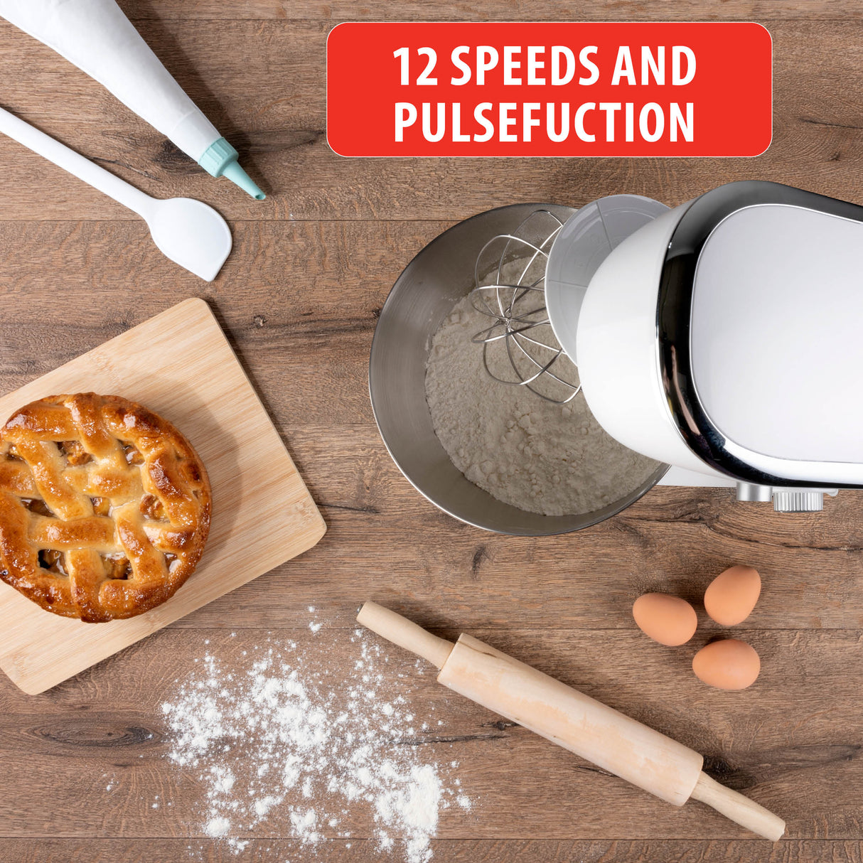 Kitchen machine 5L white - maximondo