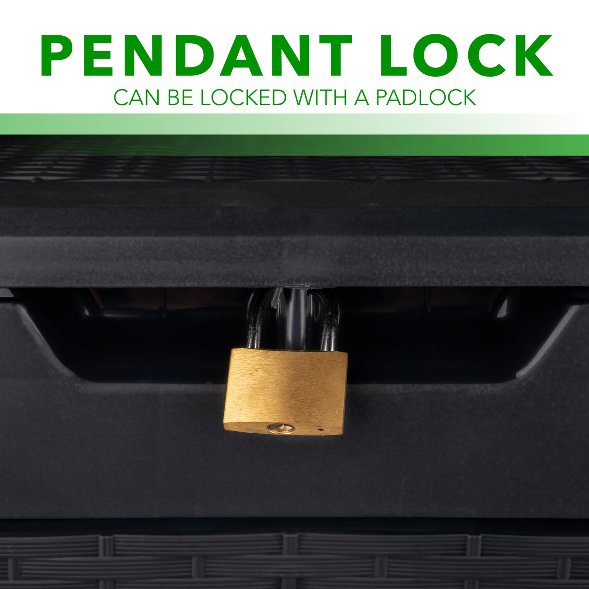 Tuinkussenbox 310L Zwart - maximondo