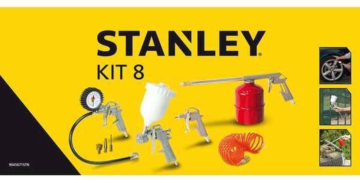 Stanley Gereedschap Set, 8 Stuks - maximondo