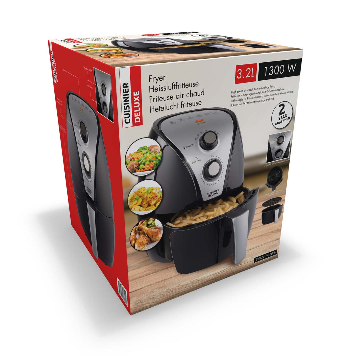 Fryer hot-air 3,2L PP - maximondo