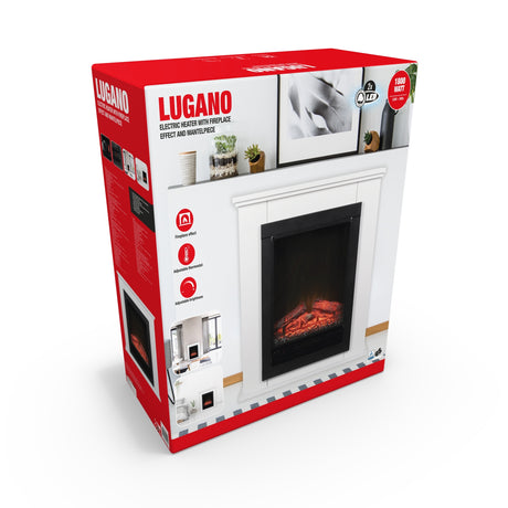 Classic Fire Sfeerhaard Elektrisch Lugano - maximondo