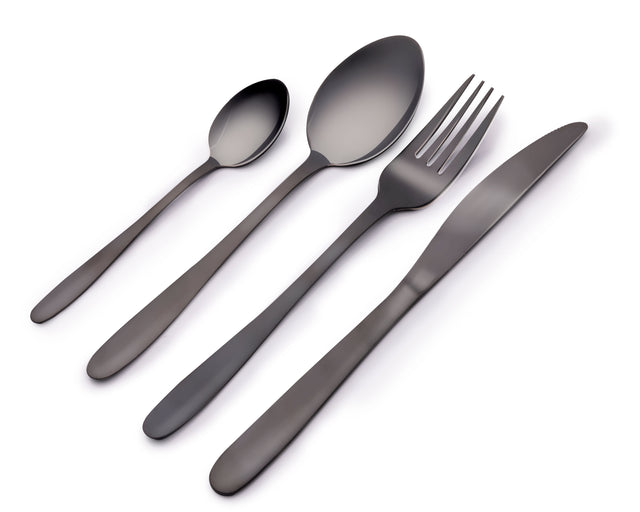 alpina Bestekset 4Persoons, Zwart - maximondo