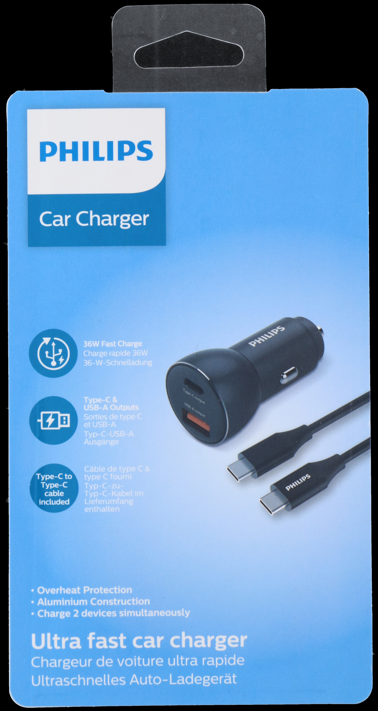 Autolader USB A + C DLP2521C/04 - maximondo