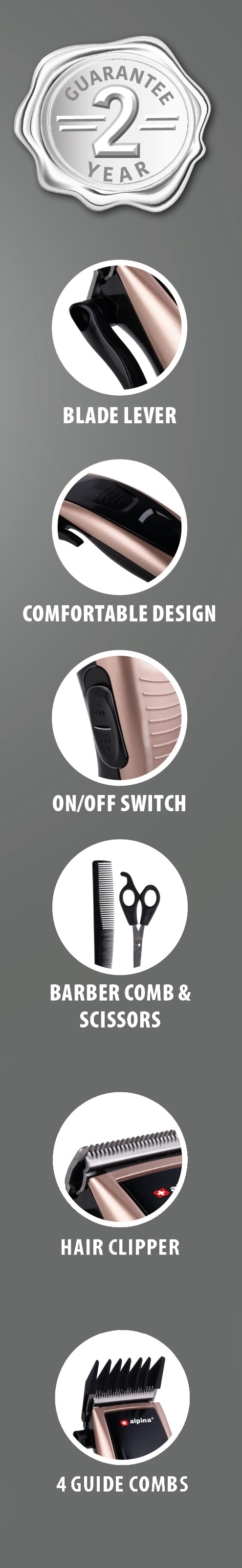 alpina Tondeuseset Trimmer - maximondo