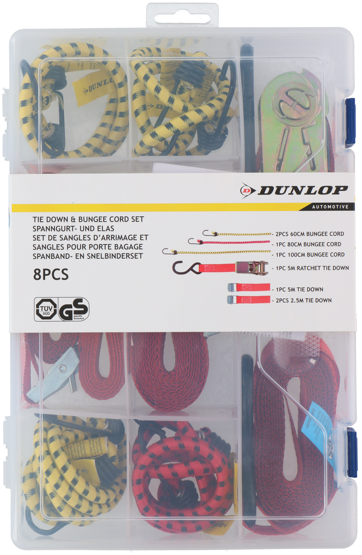 Dunlop Spanbanden Set - met Ratel - maximondo