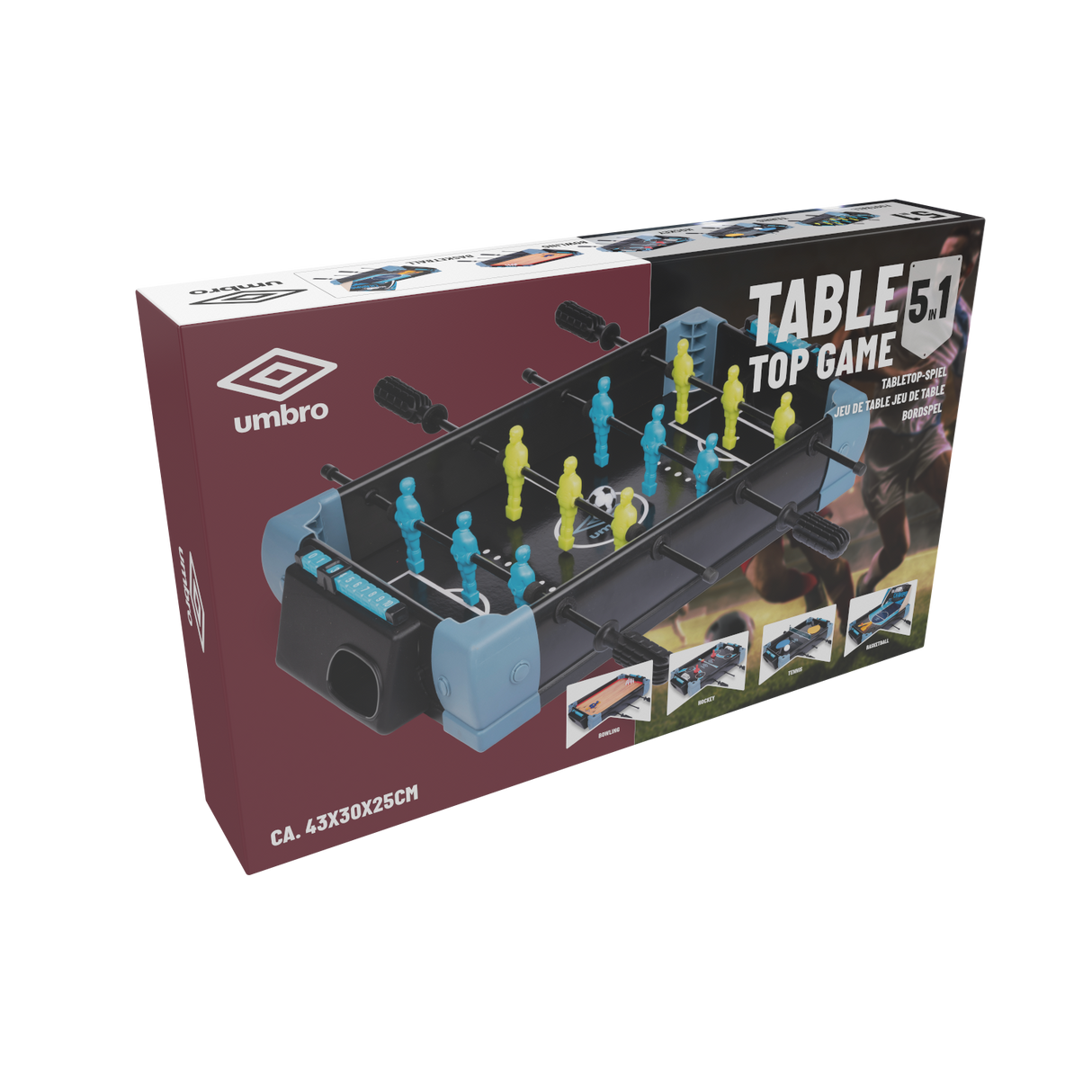 Umbro 5in-1 Tafelspel - maximondo