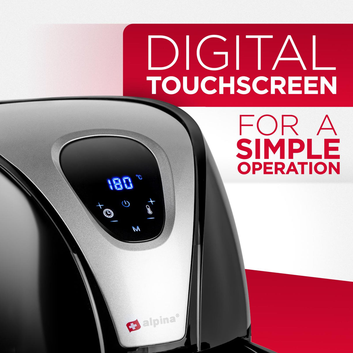 Airfryer 2,4 liter - maximondo