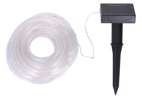 Lichtsnoer - Solar - 100 LEDs - Warm licht - 10 Meter - maximondo