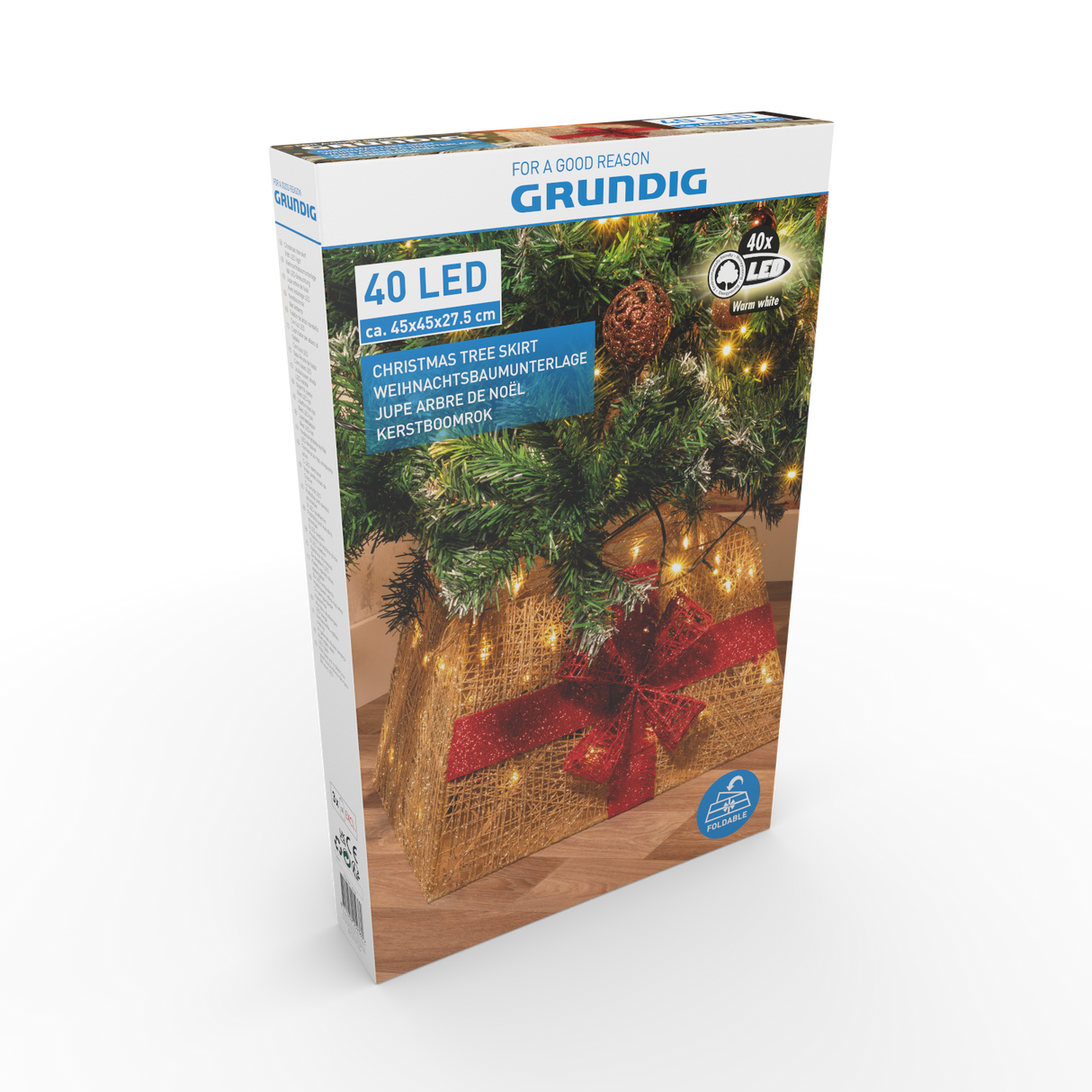 Grundig Kerstboomrok LED - maximondo