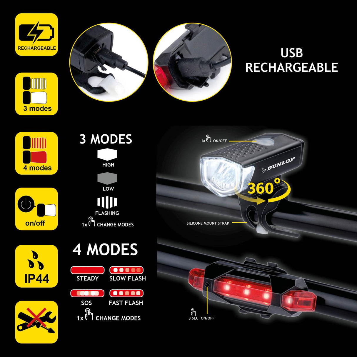 Fietsverlichting Set - maximondo