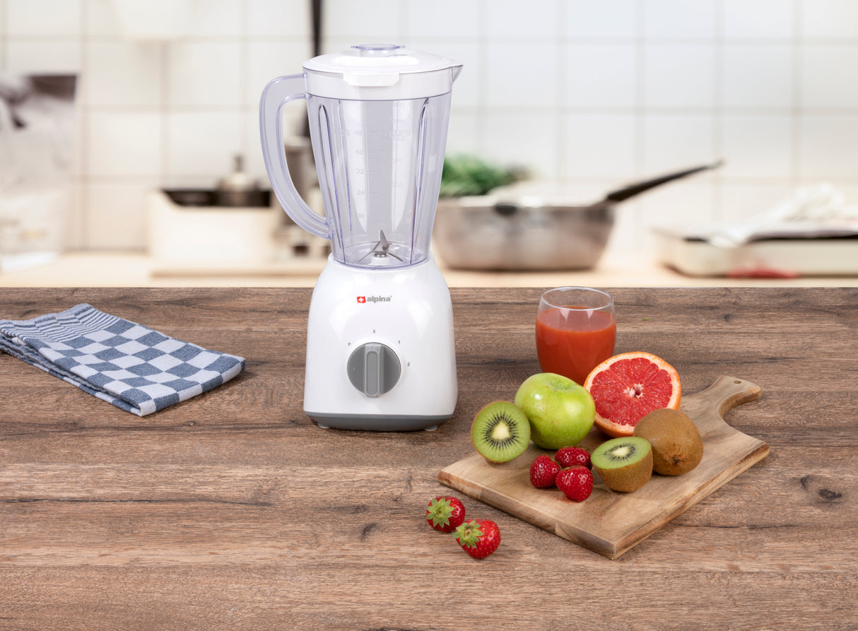 alpina Blender 1,5L 400W Wit - maximondo