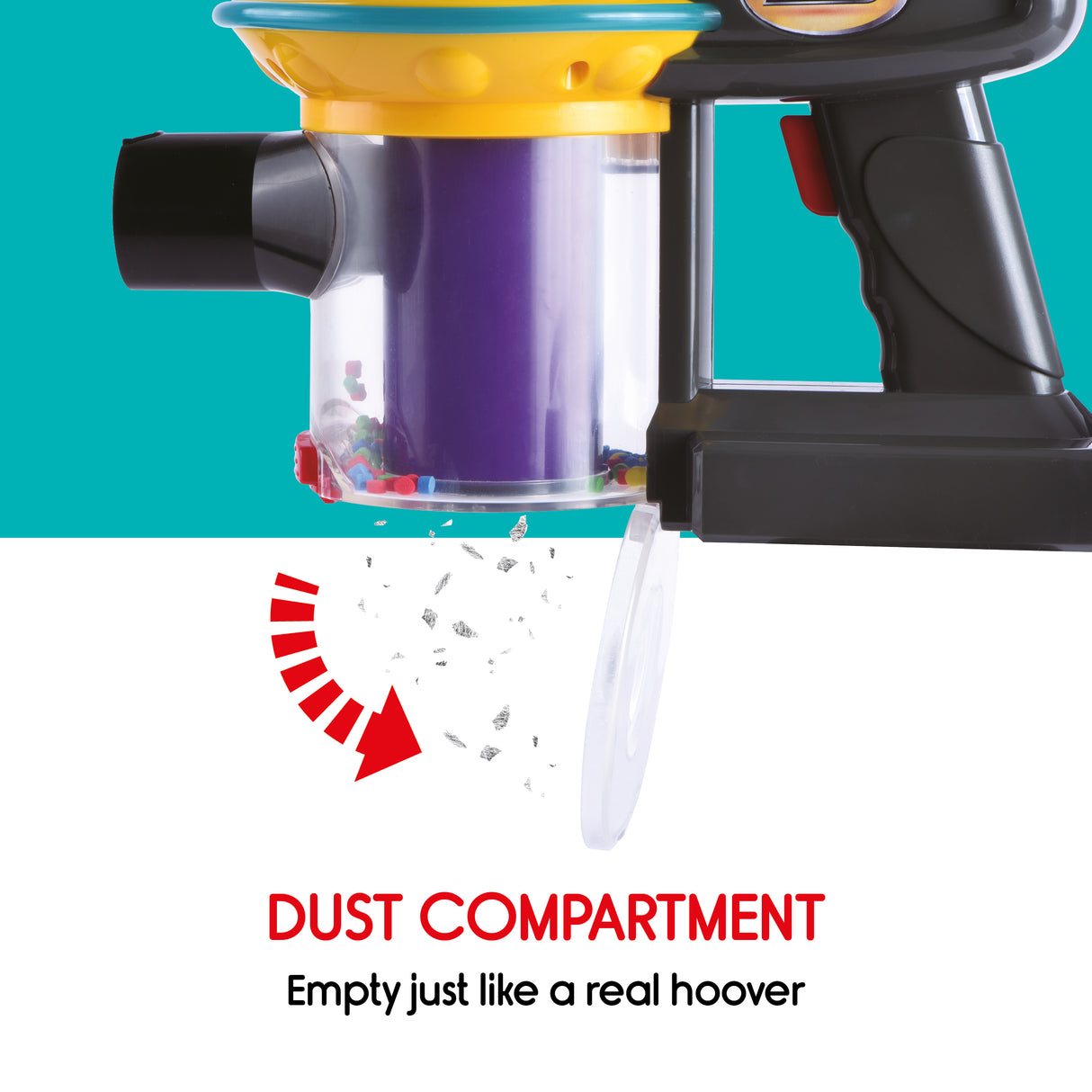 Eddy Toys Speelgoed Stofzuiger – Kinder Stofzuiger - maximondo