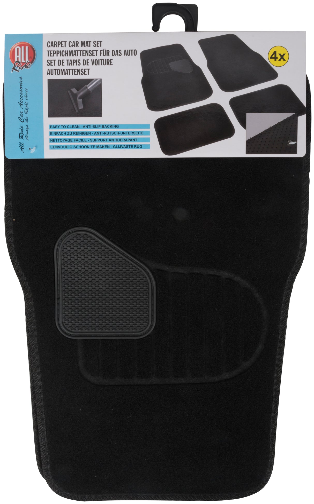 All Ride Automatten Zwart - maximondo