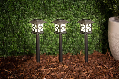 Grundig Solar Tuinverlichting Tuinfakkels 3 Stuks - maximondo