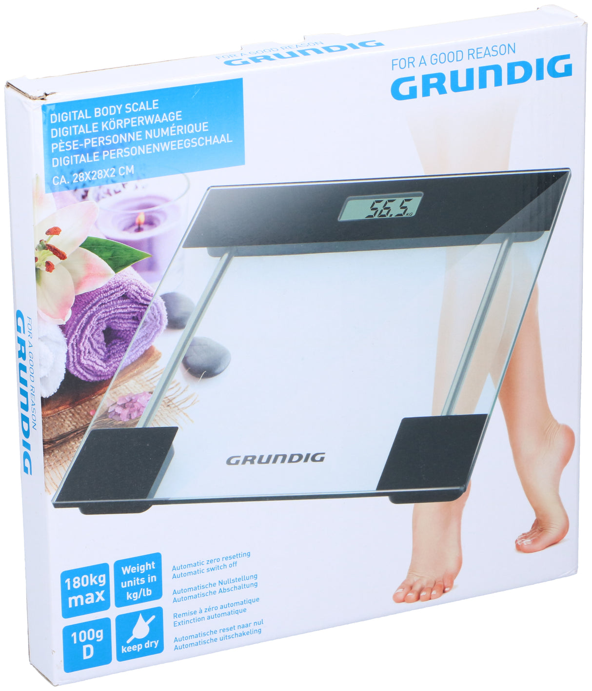 Grundig Digitale Personenweegschaal 180 kg - maximondo