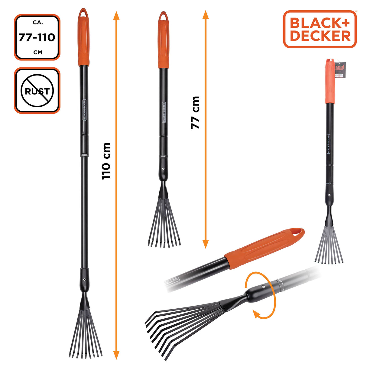 BLACK+DECKER Bladhark 77-110 CM - maximondo