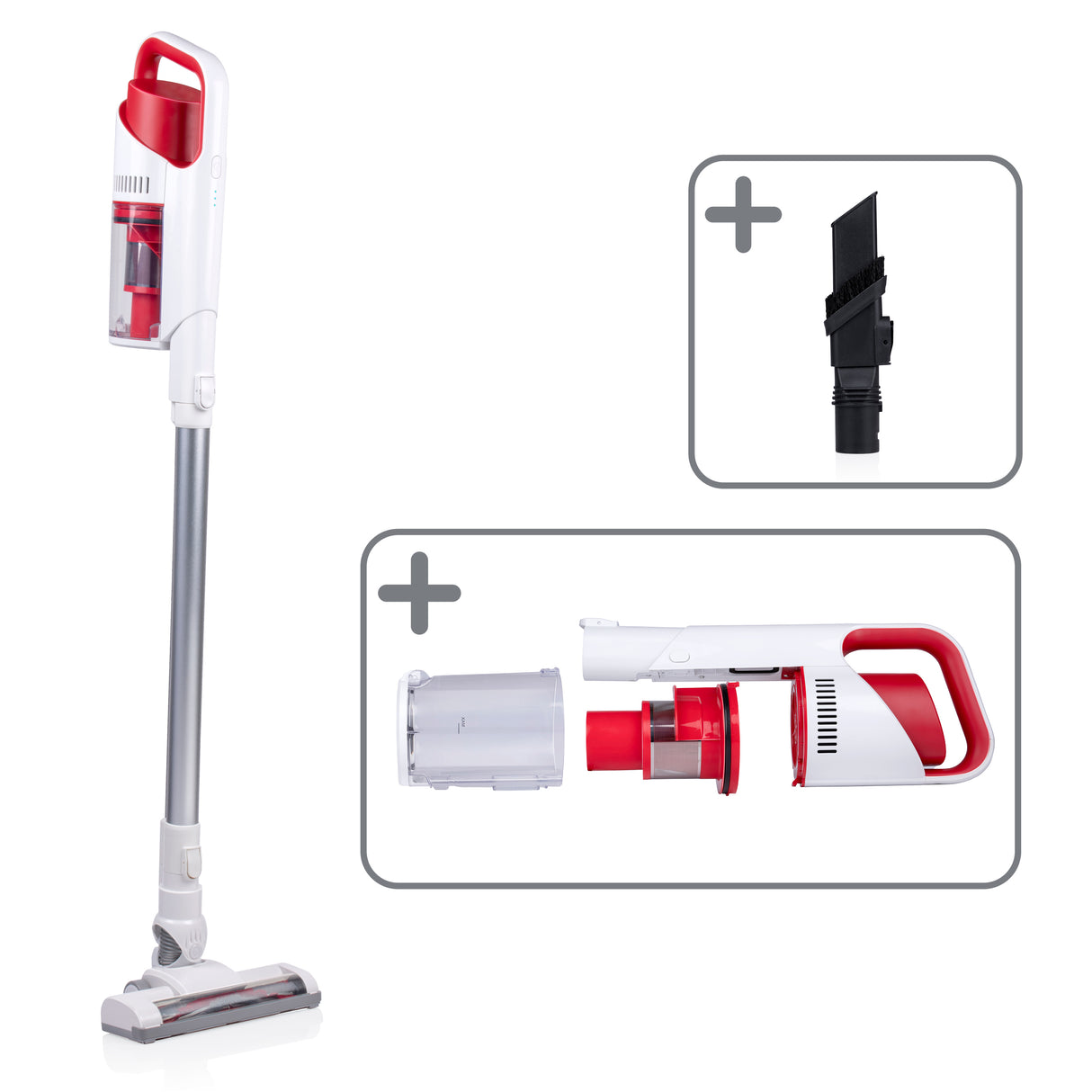 Dirt Devil 2in-1 Steelstofzuiger DD9002 - maximondo