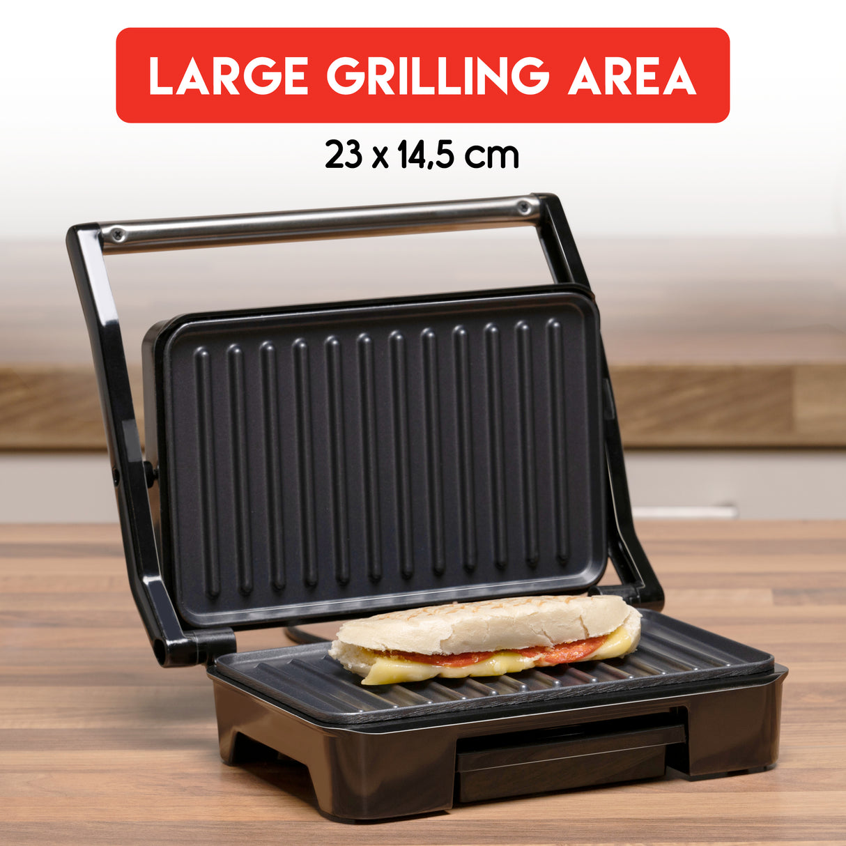 alpina Contactgrill 750W Tosti Grill - maximondo