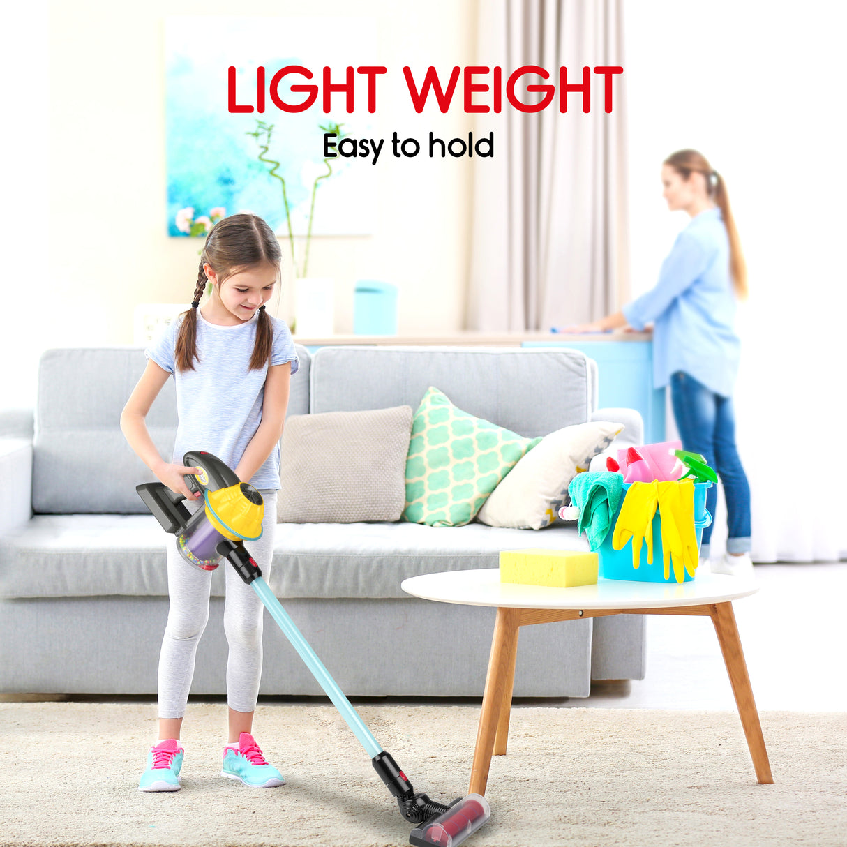 Eddy Toys Speelgoed Stofzuiger – Kinder Stofzuiger - maximondo