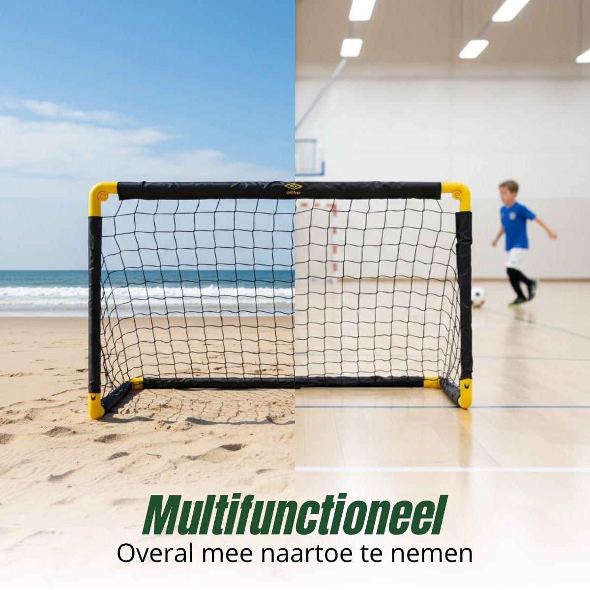 Umbro Voetbaldoel 90 x 60,5 x 61cm - Opvouwbaar - maximondo