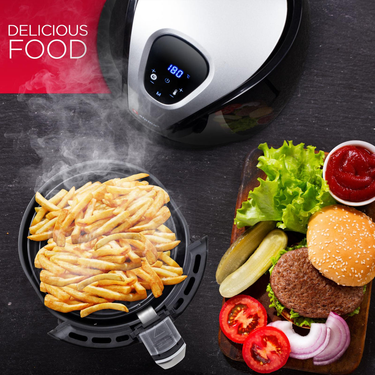 Airfryer 2,4 liter - maximondo