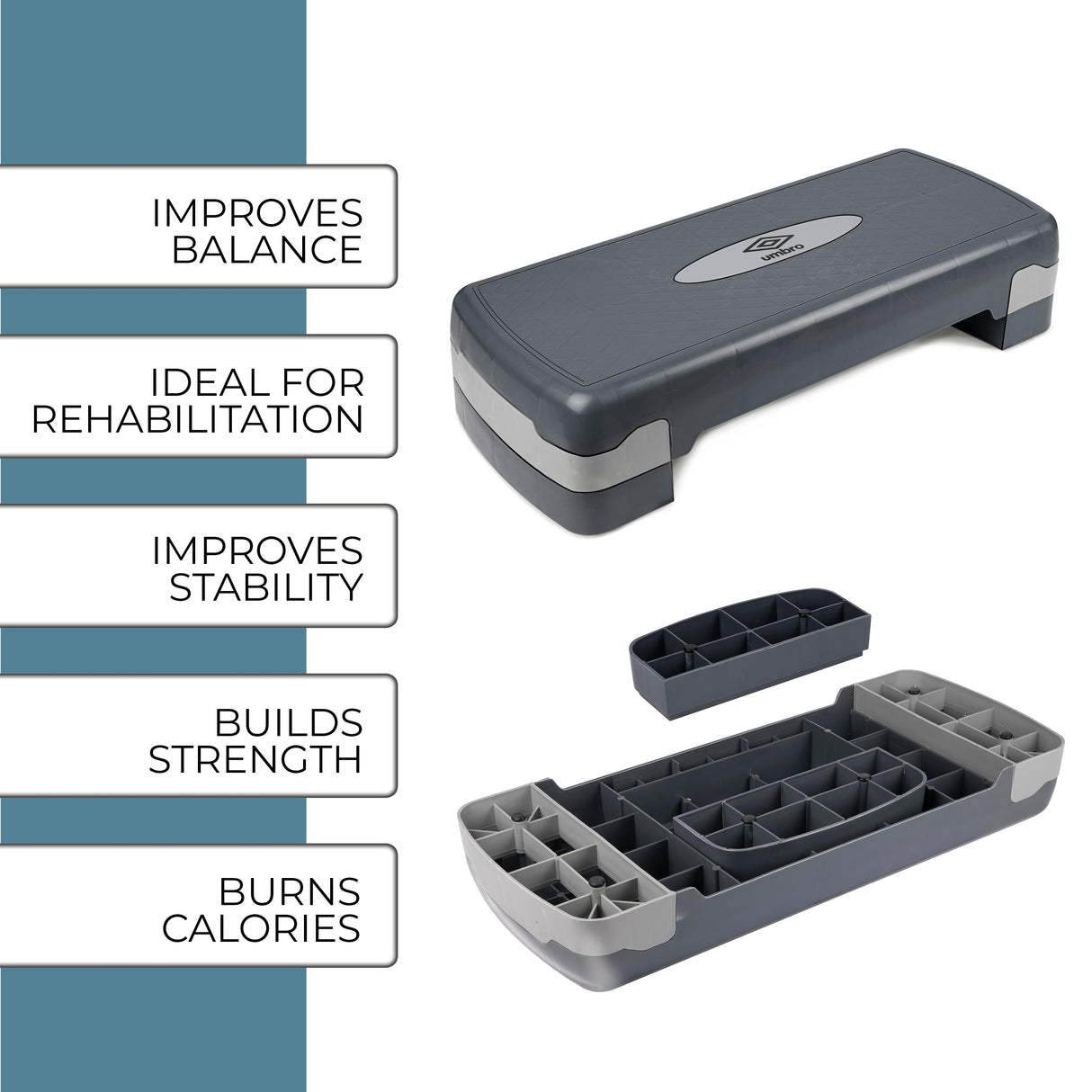 Umbro Aerobic Step Hoogte Verstelbaar - maximondo