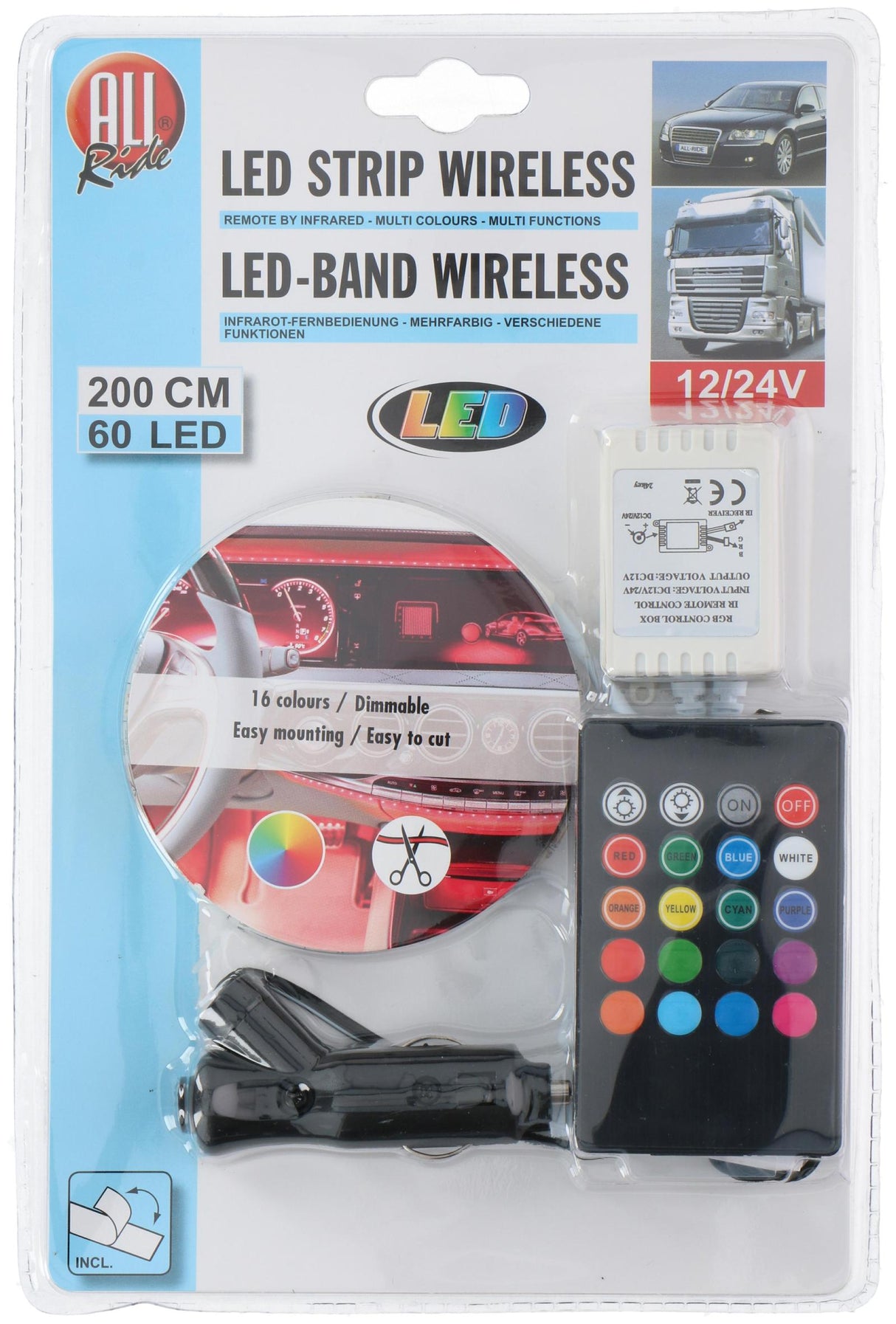 LED-Strip 12-24 Volt 2 meter - maximondo