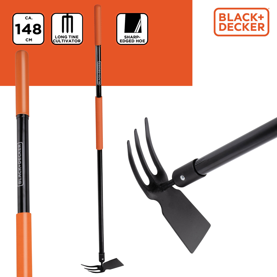 BLACK+DECKER Cultivator met Schoffel - maximondo