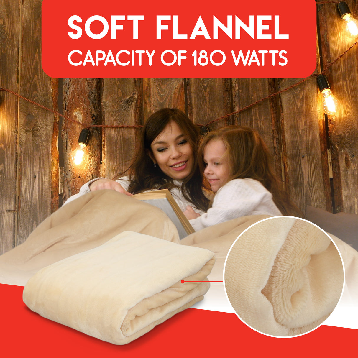 alpina Elektrische Warmtedeken 130x180 cm - maximondo