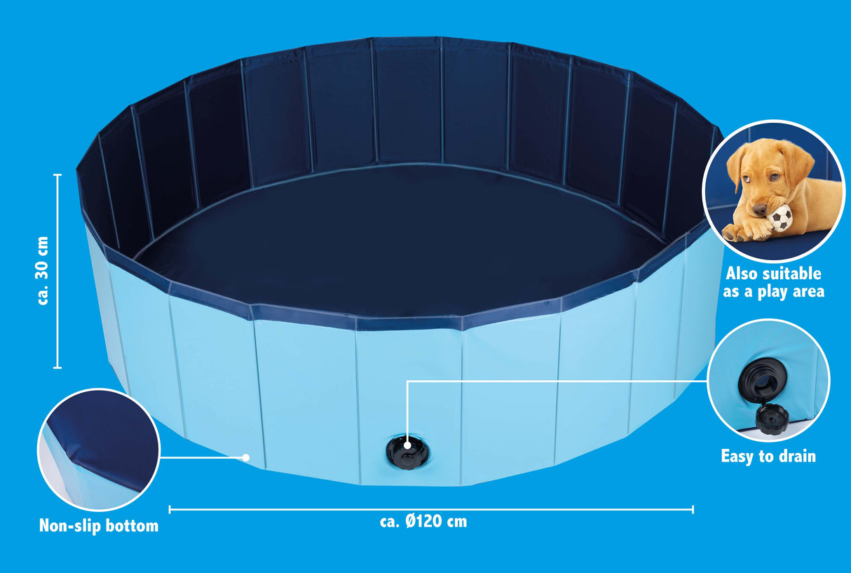 maxxpro Hondenzwembad 120 CM - Blauw - maximondo