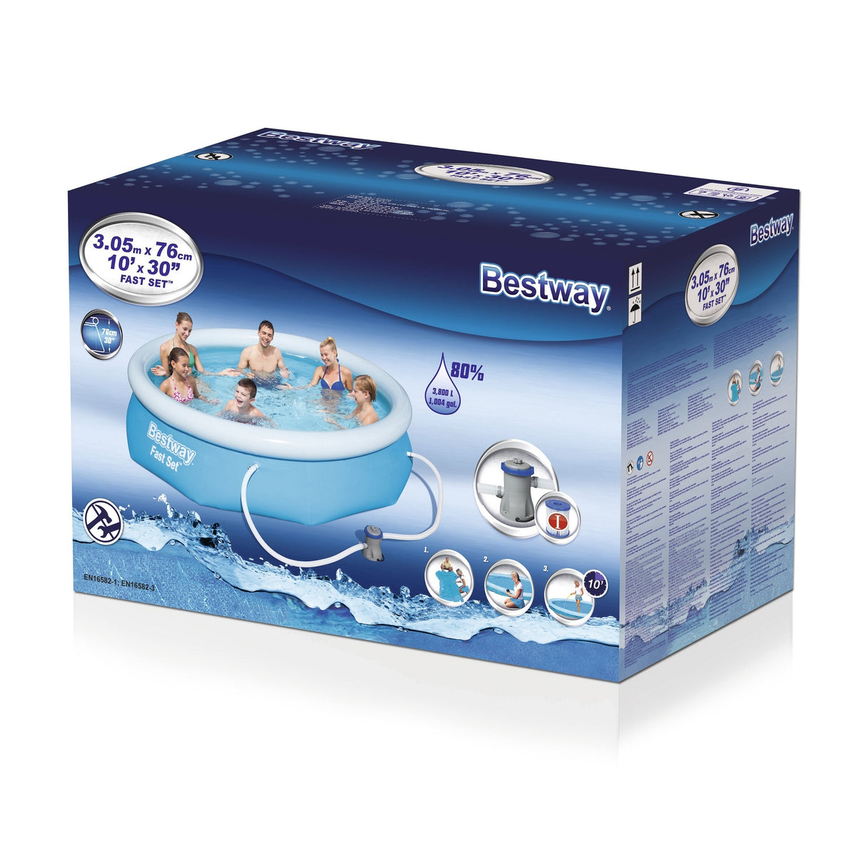 Bestway Zwembad 3638 L - maximondo