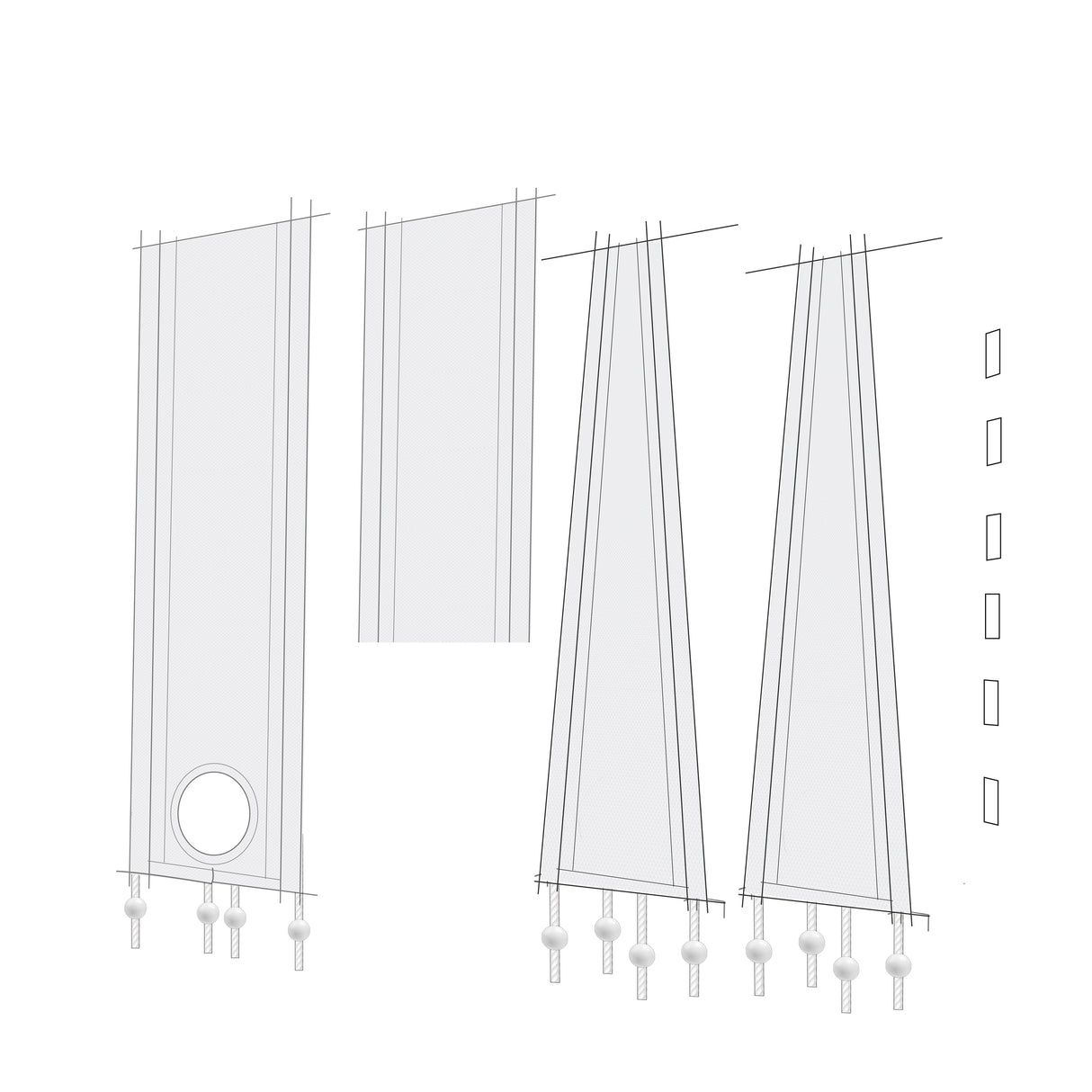 Lifetime Air raamafdichtingsset, 220x30 cm - maximondo