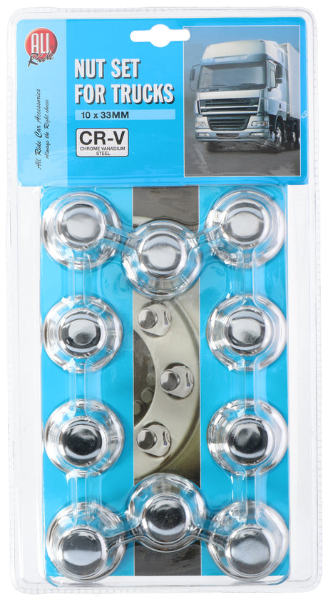 All Ride Wielmoerdoppen 33MM Chroom - maximondo