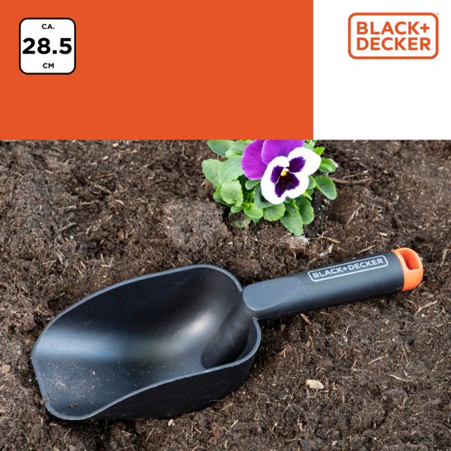 BLACK+DECKER Tuinschep Zwart - maximondo