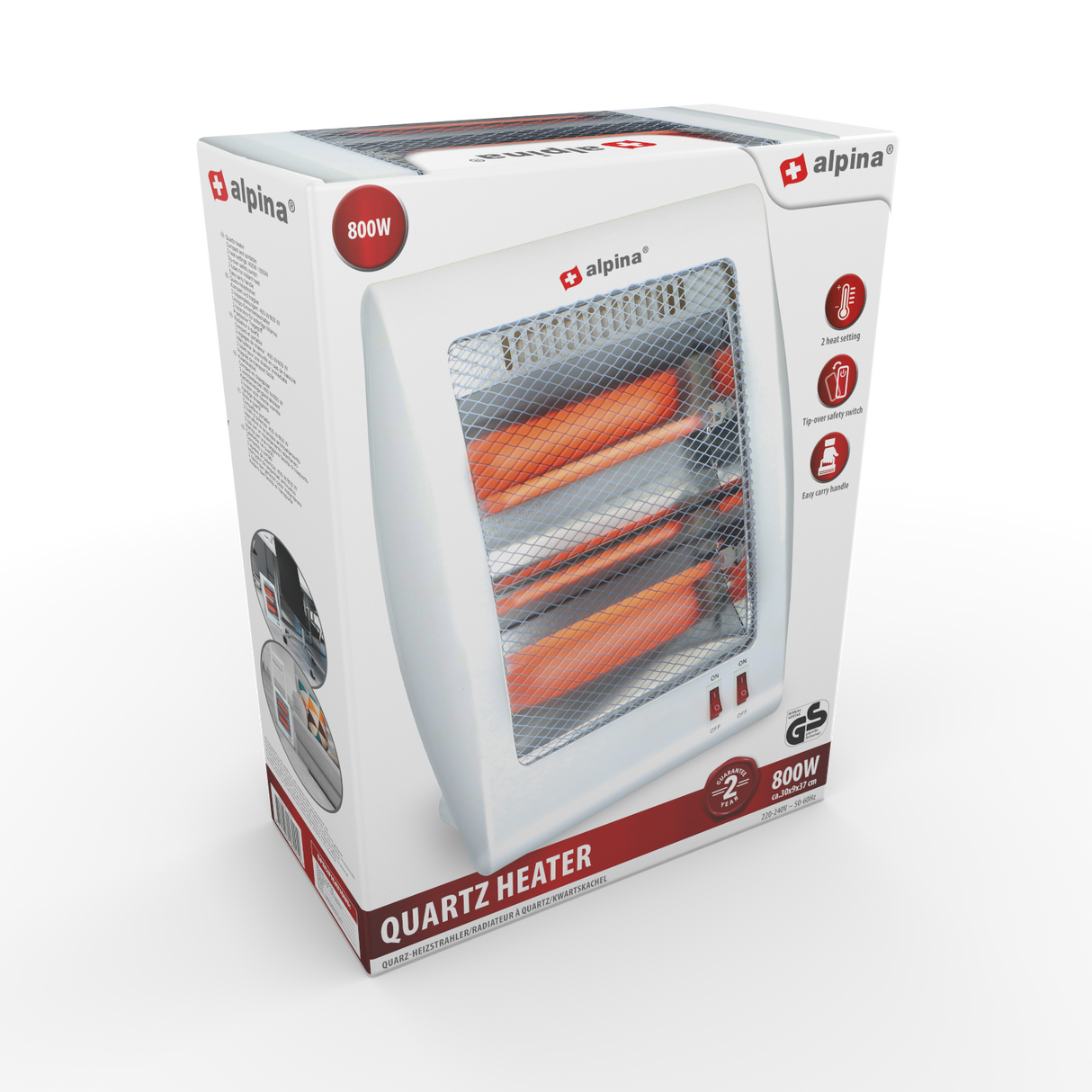 alpina Elektrische Kachel - maximondo