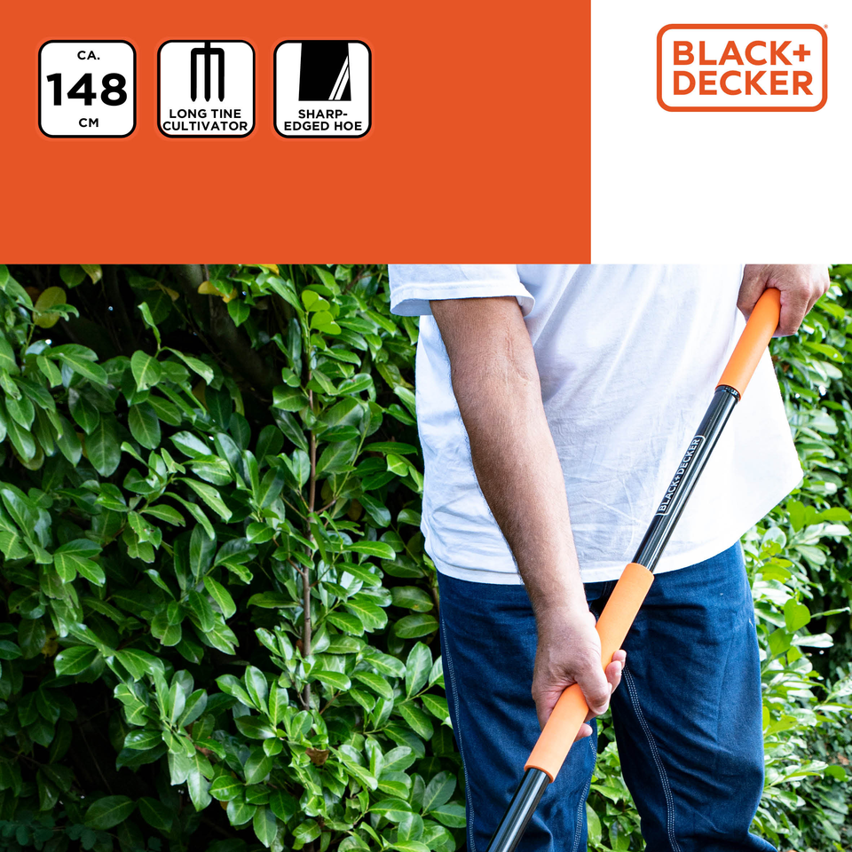 BLACK+DECKER Cultivator met Schoffel - maximondo