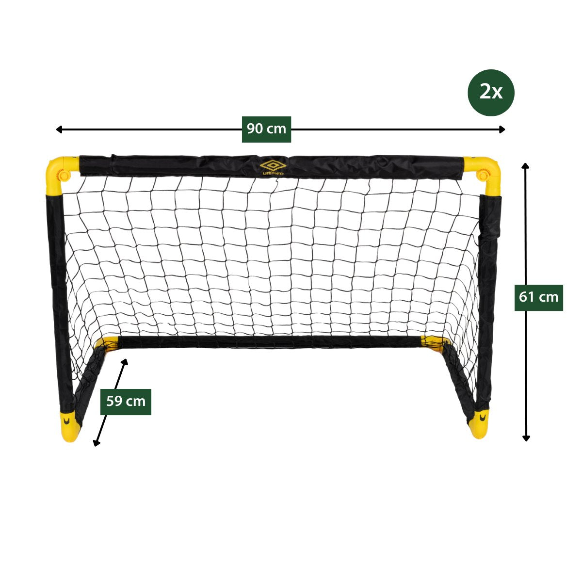 Umbro Voetbaldoel 90 x 60,5 x 61cm - Opvouwbaar - maximondo