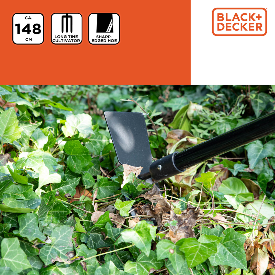 BLACK+DECKER Cultivator met Schoffel - maximondo