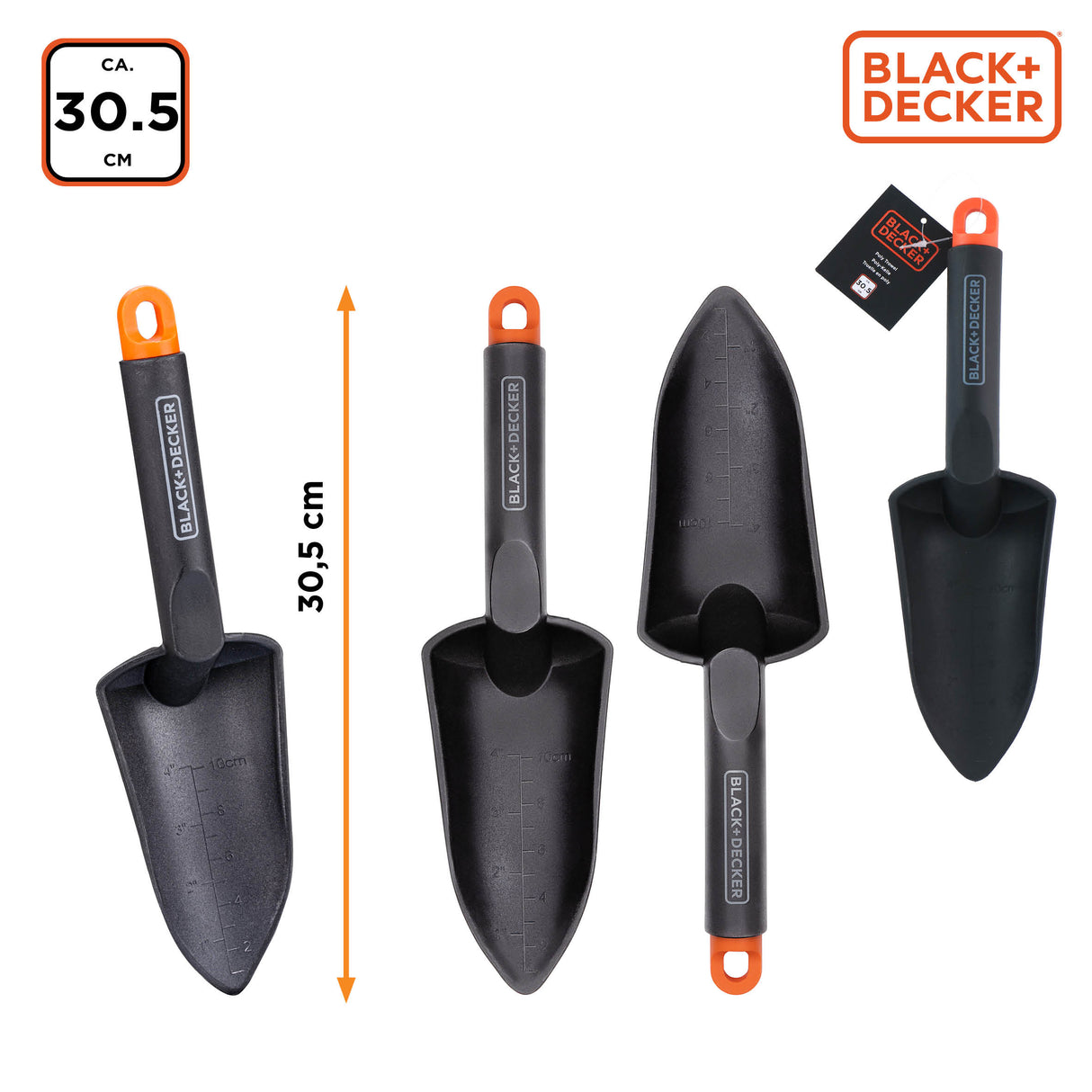 BLACK+DECKER Tuinschep 30,5CM - maximondo