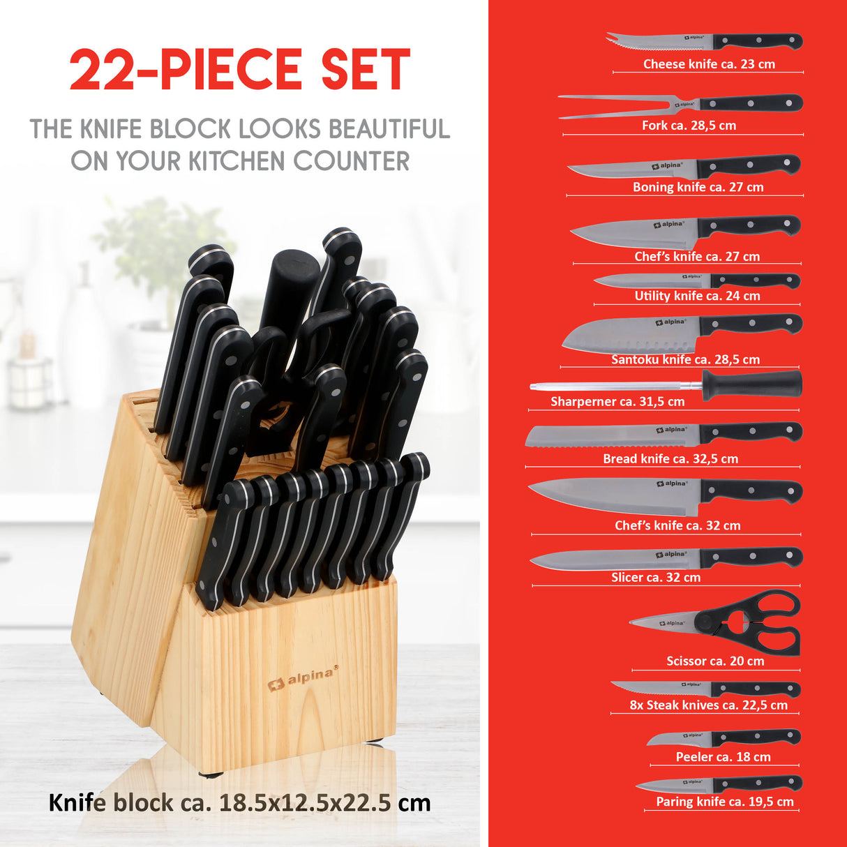 alpina Messenset 22Delig - maximondo